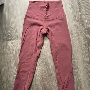 Lululemon High Waisted Cropped Leggings